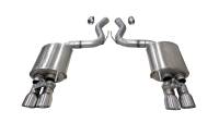 Corsa Performance - Corsa Performance 3.0in. Axle-Back Dual Rear Exit with Twin 4.0in. Polished Pro-Series Tips 21002 - Image 1