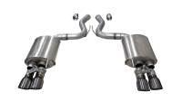 Corsa Performance - Corsa Performance 3.0in. Axle-Back Dual Rear Exit with Twin 4.5in. Gunmetal PVD Pro-Series Tips 21002GNM - Image 1