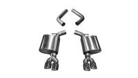 Corsa Performance 2.75in. Axle-Back Dual Rear Exit with Twin 3.5in. Polished Pro-Series Tips 21020