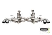 Corsa Performance 3.0in. Cat-Back 4 Valve Dual Rear Exit NPP Exhaust System with 4.5in. Polished Pro-Series Tips 21100