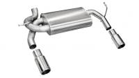 Corsa Performance 2.5in. Axle-Back Dual Rear Exit with Single 3.5in. Polished Straight Cut Tips 24412