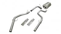 Corsa Performance 3.0in. Cat-Back Dual Rear Exit with Single 4.0in. Polished Slash Cut Tips 24425