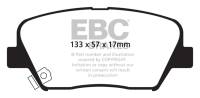 EBC Brakes Redstuff Ceramic Low Dust Brake Pads DP31863C