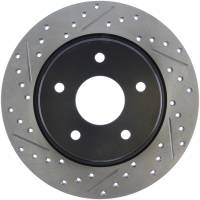 StopTech Sport Drilled/Slotted Brake Rotor Rear Right 127.67071R