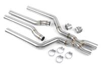 Dinan High Flow Crossover X-Pipe w/3.25 in. T304 Stainless Steel Tubing D660-0092