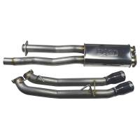 Injen - Injen 17-20 Ford F150 Raptor Super Crew V6 3.5L 3in Cat-Back SS Exhaust w/ Dual Black Chrome Tips - SES9102 - Image 6