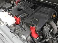 aFe - aFe 2022 Toyota Land Cruiser (J300) V6-3.5L (tt) BladeRunner 2.5in Aluminum Hot Charge Pipe - Red 46-20558-R - Image 5
