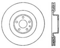 StopTech Sport Cryo Cross Drilled Brake Rotor; Front Right
