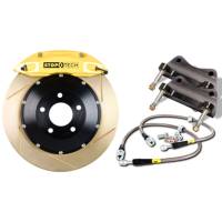 StopTech Big Brake Kit; Yellow Caliper; Slotted Two-Piece Rotor; Front