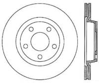 StopTech Sport Slotted Cryo Brake Rotor; Front and Rear Right