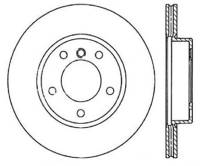 StopTech Sport Slotted Cryo Brake Rotor; Front Left