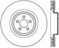 StopTech Sport Cryo Drilled/Slotted Brake Rotor; Rear Right