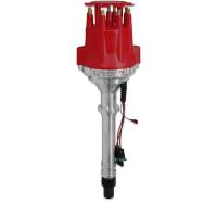 MSD Pro-Billet Marine Ready-To-Run Distributor Chevy V8 Iron Gear Red 83606