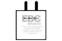 EBC Brakes - EBC Brakes Redstuff Ceramic Low Dust Brake Pads - Image 1