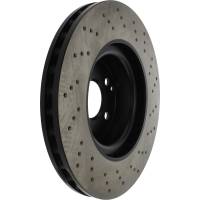 StopTech - StopTech Premium High-Carbon Drilled Cryo Brake Rotor; Front - Image 5