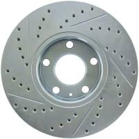 StopTech - StopTech Select Sport Drilled and Slotted Brake Rotor; Front Left - Image 1
