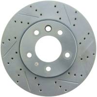 StopTech - StopTech Select Sport Drilled and Slotted Brake Rotor; Front Left - Image 1