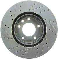 StopTech - StopTech Select Sport Drilled and Slotted Brake Rotor; Front Left - Image 2