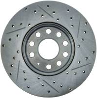 StopTech - StopTech Select Sport Drilled and Slotted Brake Rotor; Front and Rear Right - Image 2