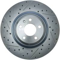 StopTech - StopTech Select Sport Drilled and Slotted Brake Rotor; Front Right - Image 1