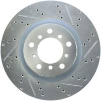 StopTech - StopTech Select Sport Drilled and Slotted Brake Rotor; Front Left - Image 2