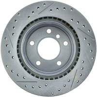StopTech - StopTech Select Sport Drilled and Slotted Brake Rotor; Rear Left - Image 2