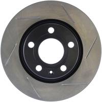 StopTech Sport Slotted Brake Rotor; Front and Rear Left