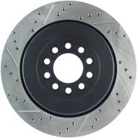 StopTech - StopTech Sport Drilled/Slotted Brake Rotor; Front Left - Image 1