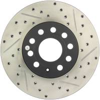 StopTech Sport Drilled/Slotted Brake Rotor; Front and Rear Left