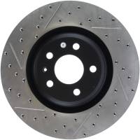 StopTech Sport Drilled/Slotted Brake Rotor; Front Right