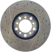 StopTech - StopTech Sport Cryo Drilled/Slotted Brake Rotor; Front Left - Image 2