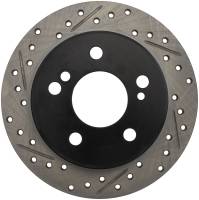 StopTech Sport Drilled/Slotted Brake Rotor; Rear Right