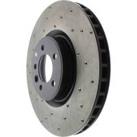 StopTech - StopTech Sport Cryo Cross Drilled Brake Rotor; Rear Right - Image 4