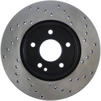 StopTech - StopTech Sport Cross Drilled Brake Rotor; Front Right - Image 2