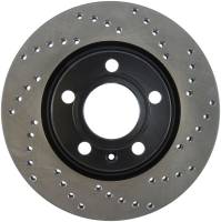 StopTech Sport Cross Drilled Brake Rotor; Front and Rear Left