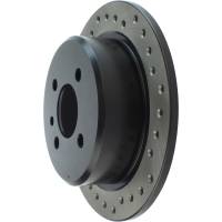 StopTech - StopTech Sport Cryo Cross Drilled Brake Rotor; Rear Left - Image 4