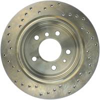 StopTech - StopTech Sport Cross Drilled Brake Rotor; Rear Left - Image 2