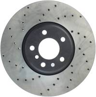 StopTech Sport Cross Drilled Brake Rotor; Front Right