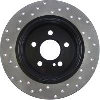 StopTech - StopTech Sport Cryo Cross Drilled Brake Rotor; Rear Left - Image 2