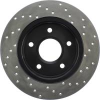StopTech - StopTech Sport Cryo Cross Drilled Brake Rotor; Rear Right - Image 2