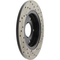 StopTech - StopTech Sport Cryo Cross Drilled Brake Rotor; Rear Right - Image 5