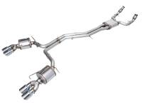 AWE Tuning AWE Tuning 19-23 Audi C8 S6/S7 2.9T V6 AWD Touring Edition Exhaust - Chrome Silver Tips - 3015-42103