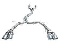 AWE Tuning - AWE Tuning AWE Tuning 19-23 Audi C8 S6/S7 2.9T V6 AWD Track Edition Exhaust - Chrome Silver Tips - 3020-42101 - Image 2