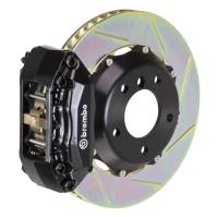 Brembo 00-05 IS300 Front GT BBK 4 Piston Cast 2pc 328x28 2pc Rotor Slotted Type-1-Black - 1A2.6008A1