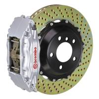 Brembo 00-02 Expedition 2WD Fr GT BBK 4Pis Cast 2pc 355x32 2pc Rotor Drilled-Silver - 1B1.8018A3