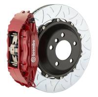 Brembo 00-02 S4 Caliper Fr GT BBK 4Pis Cast 2pc 355x32 2pc Rotor Slotted Type3-Red - 1B3.8002A2