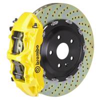 Brembo 00-02 RS4 Front GT BBK 6 Piston Cast 380x34 2pc Rotor Drilled- Yellow - 1N1.9025A5