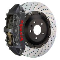 Brembo 00-02 RS4 Front GTS BBK 6 Piston Cast 380x34 2pc Rotor Drilled-Black HA - 1N1.9025AS