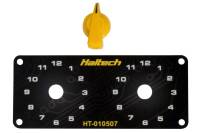 Haltech Dual Switch Panel Kit w/Yellow Knob - HT-010509