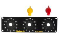 Haltech - Haltech Triple Switch Panel Kit w/Yellow & Red Knobs - HT-010510 - Image 2